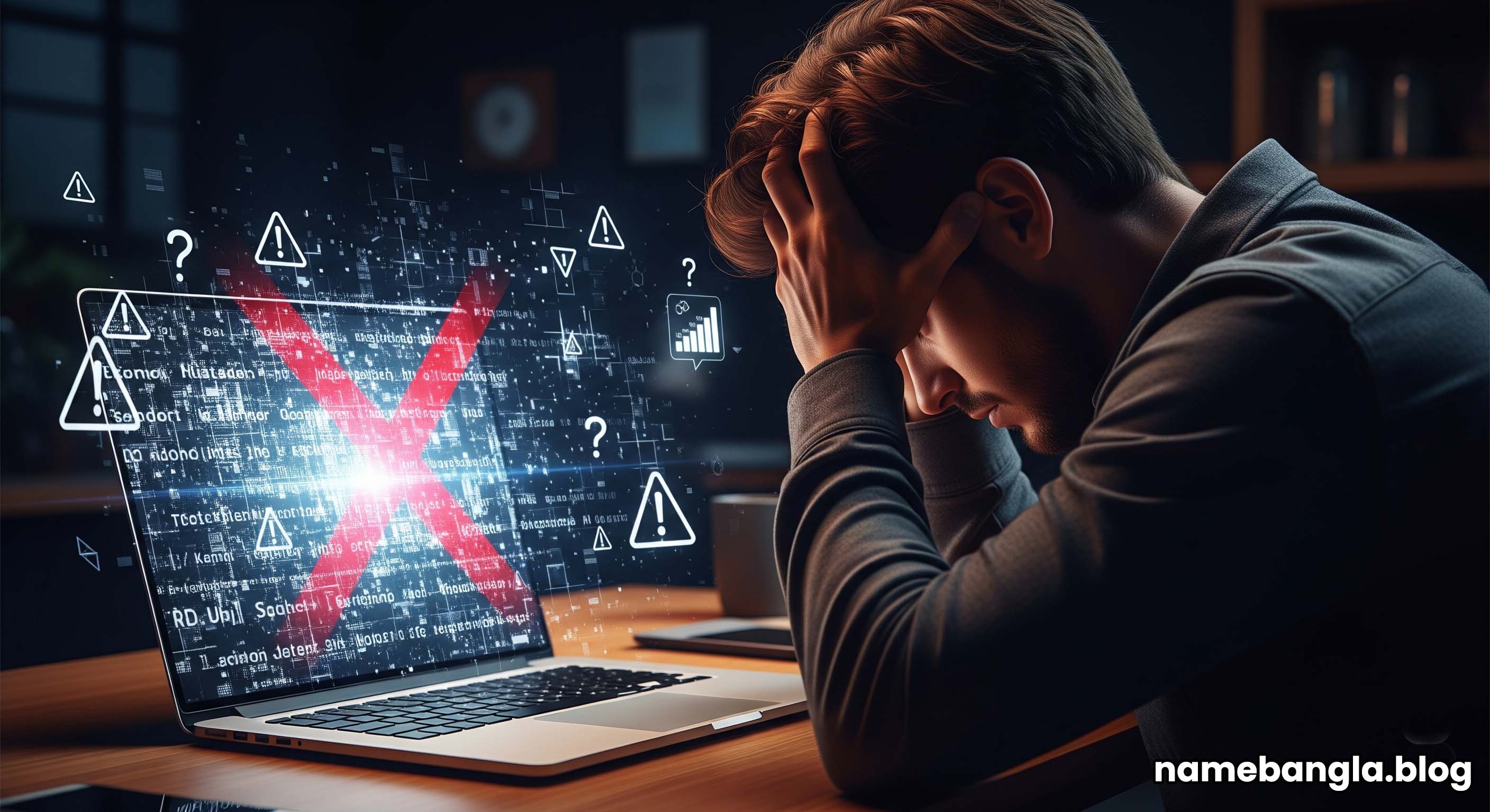 Person avoiding common pitfalls with AI writers